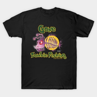 Gone Zombie Fishing T-Shirt